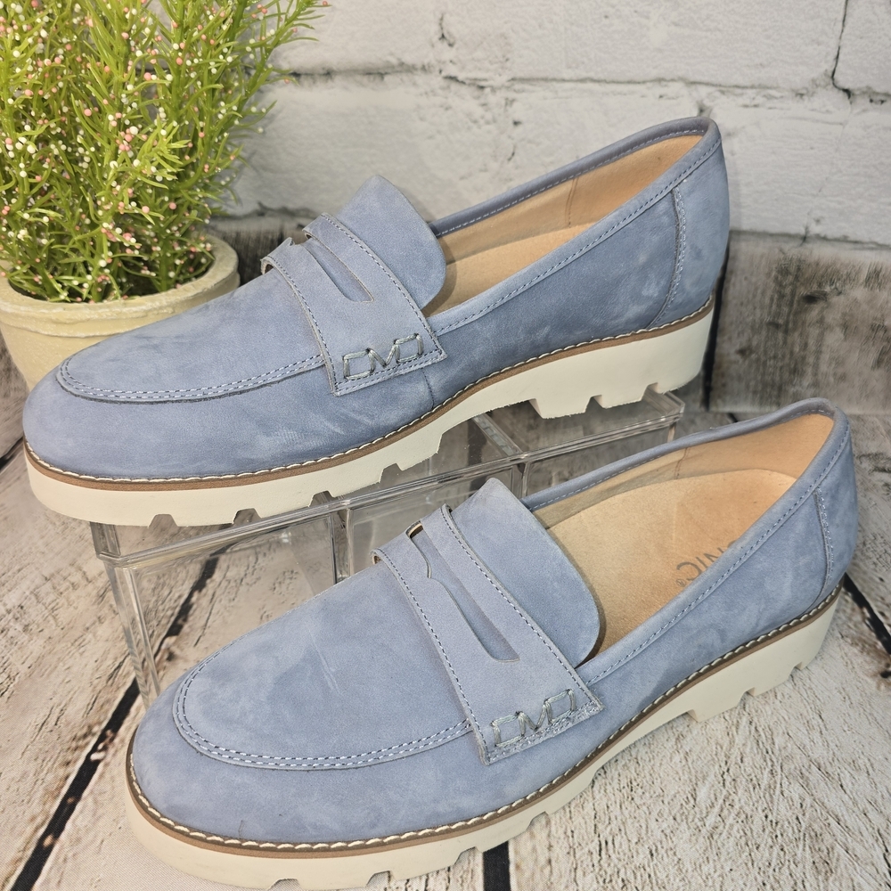 Vionic Cheryl Light Blue Platform Supportive Loaf… - image 7